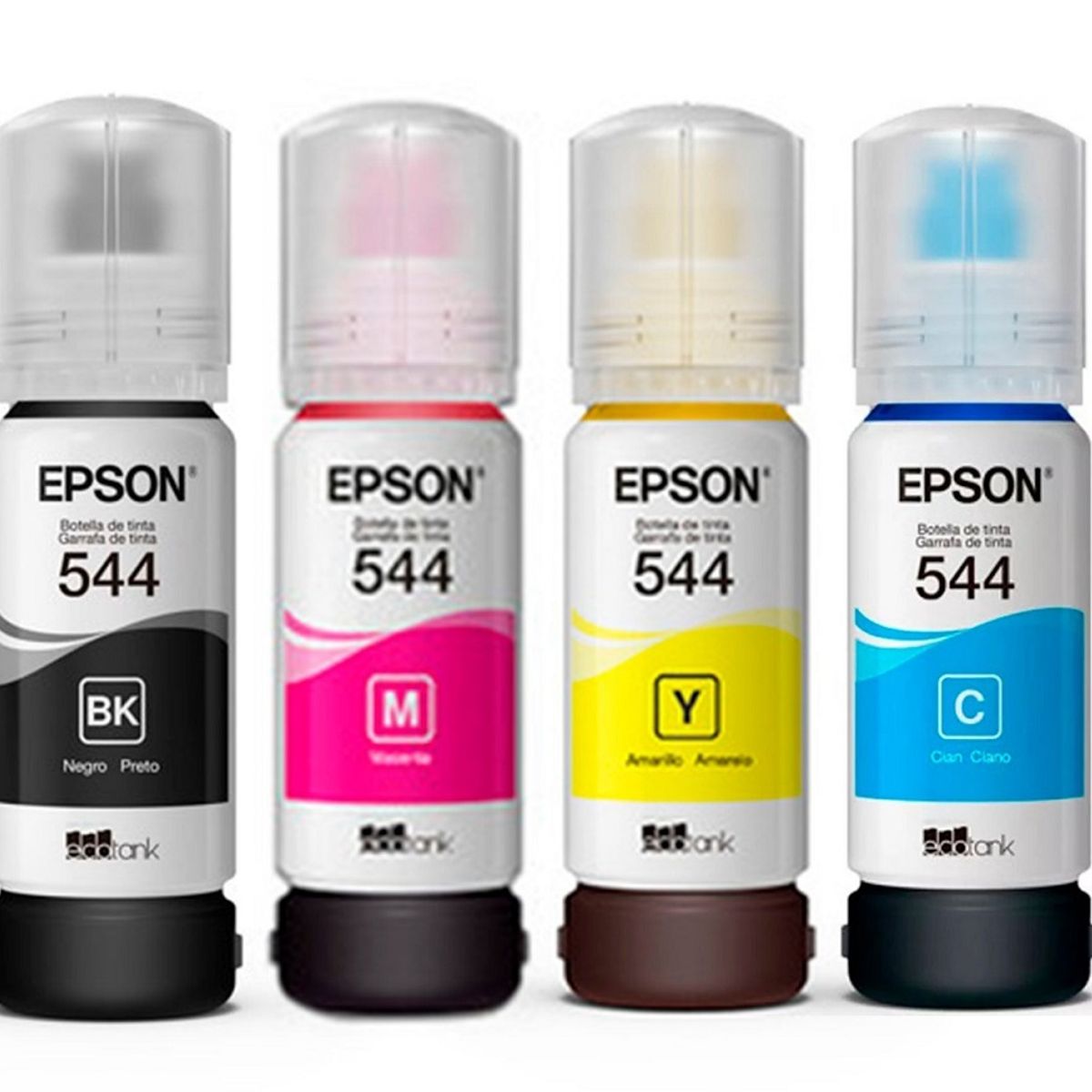 EPSON - Pack 4 Tintas Epson T544 Colores L3110 L3150 L3210 L3250