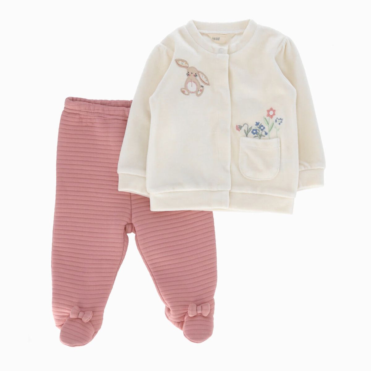 4KIDS - Conjunto recién nacida con conejo rosa 4 Kids