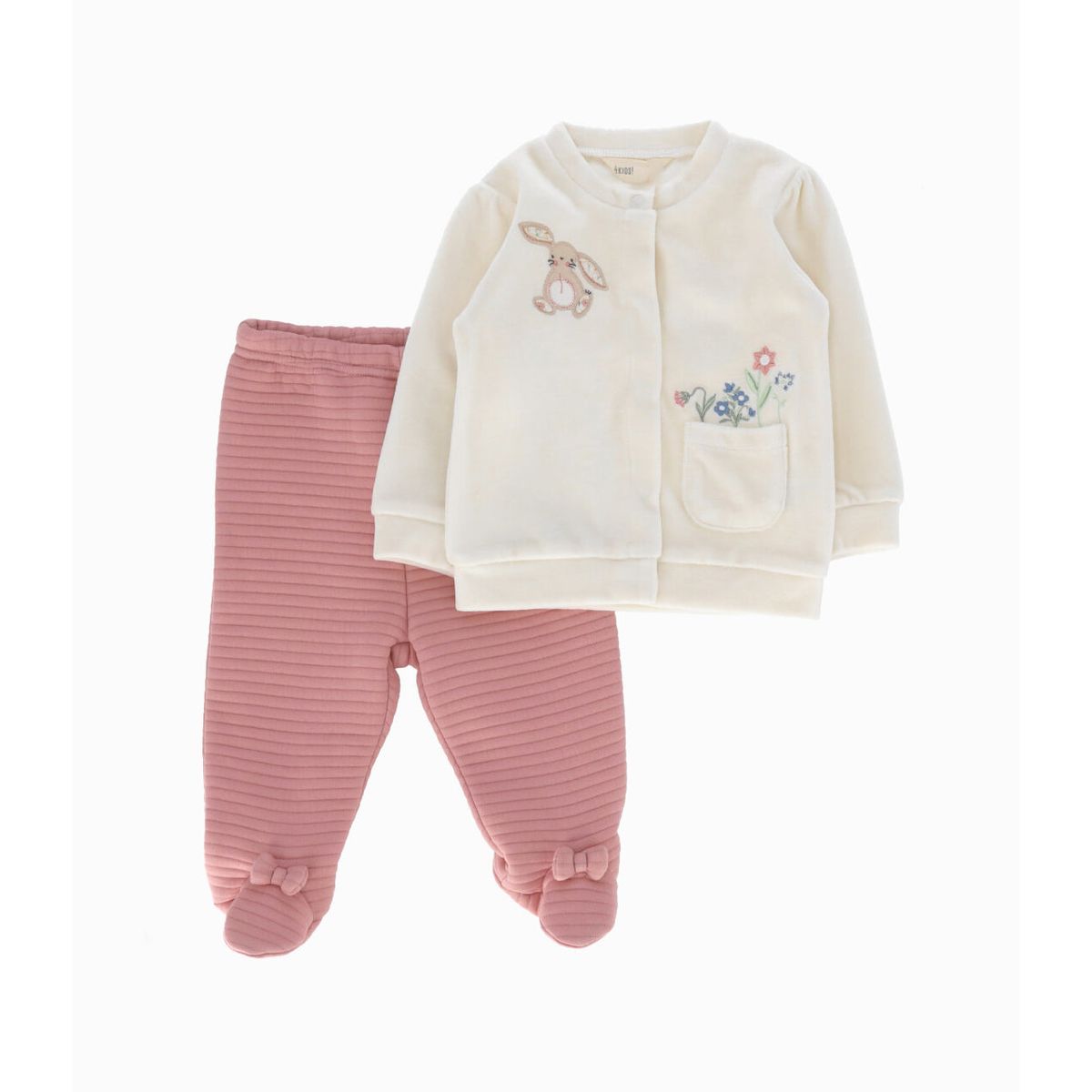 4KIDS - Conjunto recién nacida con conejo rosa 4 Kids