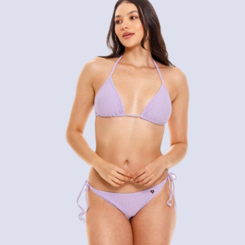 CHAMELA - Bikini Triángulo Lila Outlet 99319