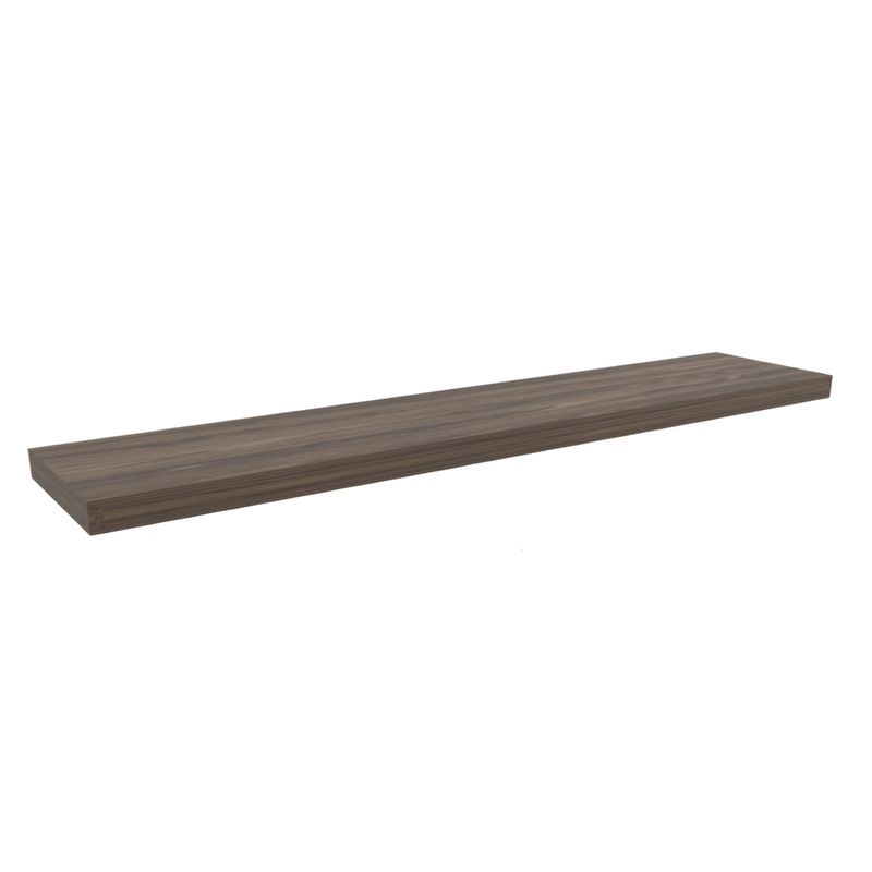 FMFURNITURE - Repisa Flotante 120X25X38 Cm Café Oscuro X1 Unidad
