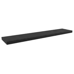FMFURNITURE - Repisa Flotante 120X25X38 Cm Negro X1 Unidad