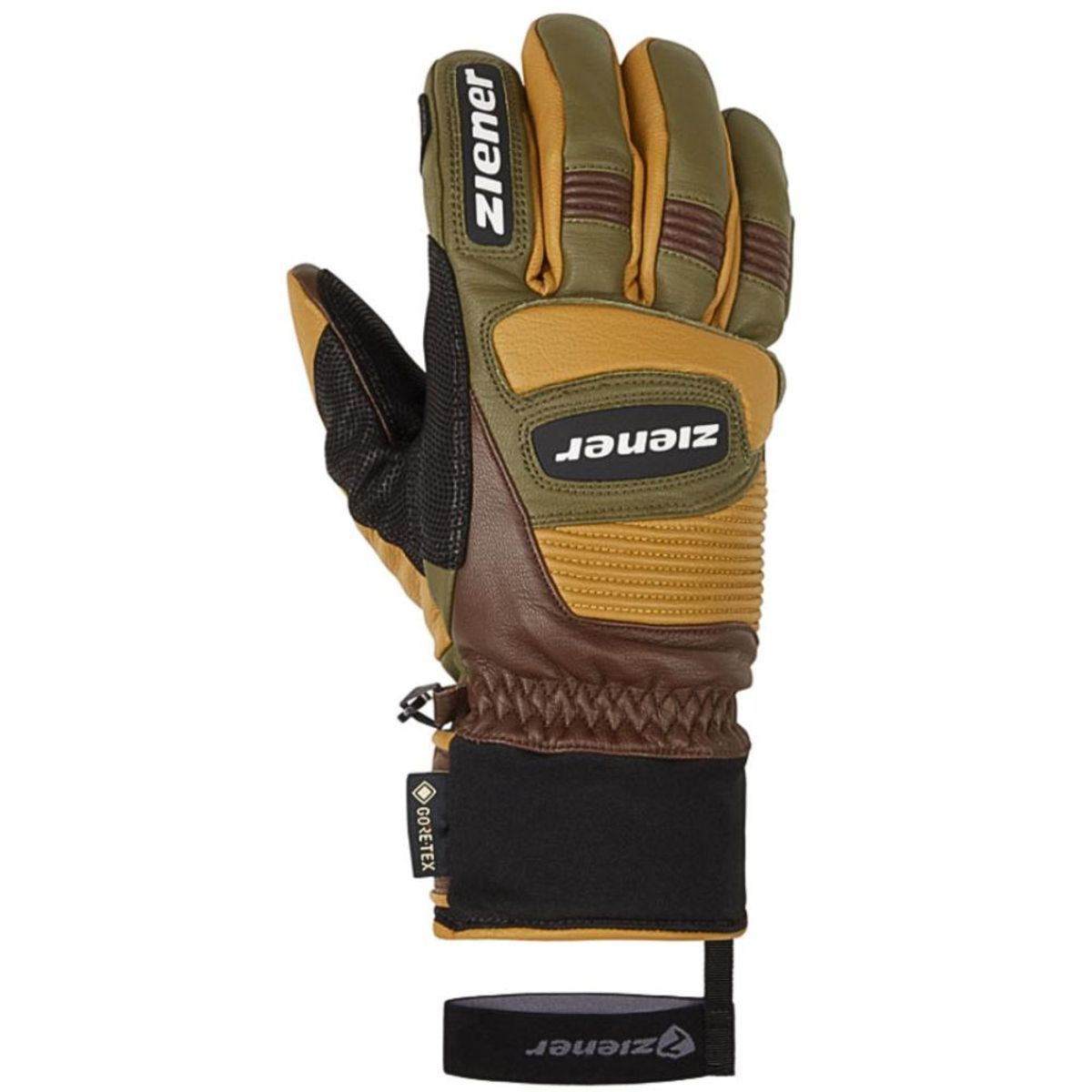 ZIENER - Ziener Guante Guard GTX + GORE GRIP PR Dark Brown - Café