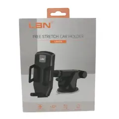 LBN - SOPORTE PORTA CELULAR PARA VEHICULOS LBH269 NEGRO