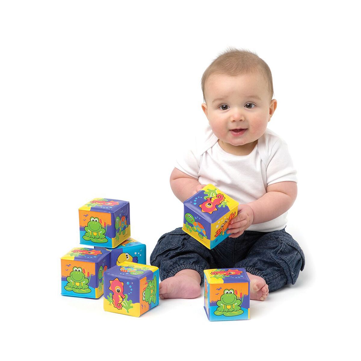 PLAYGRO - Juguetes de Baño Cubos Playgro