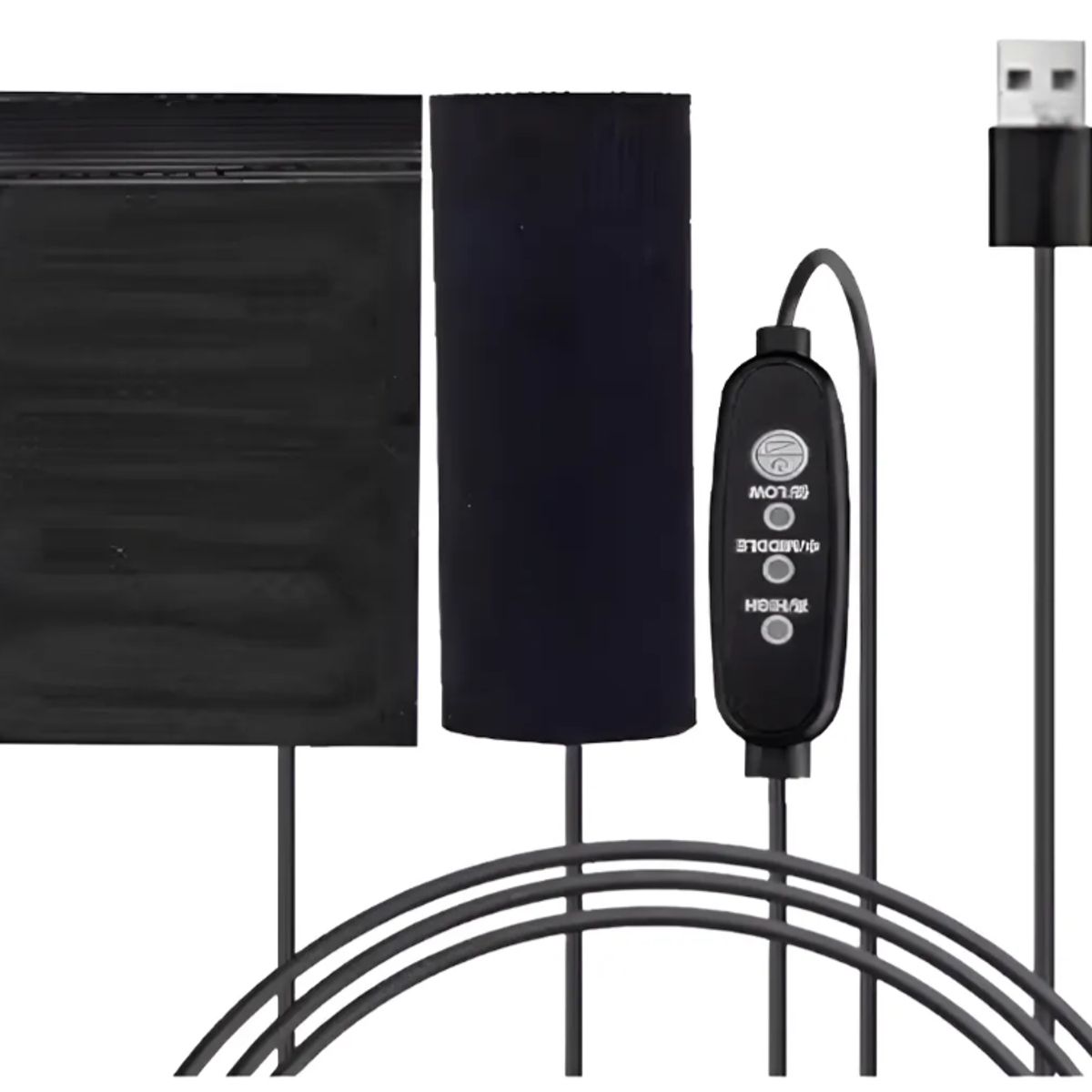 GENERICO - Cubierta De Mango Calefactable Para Motocicleta Negro