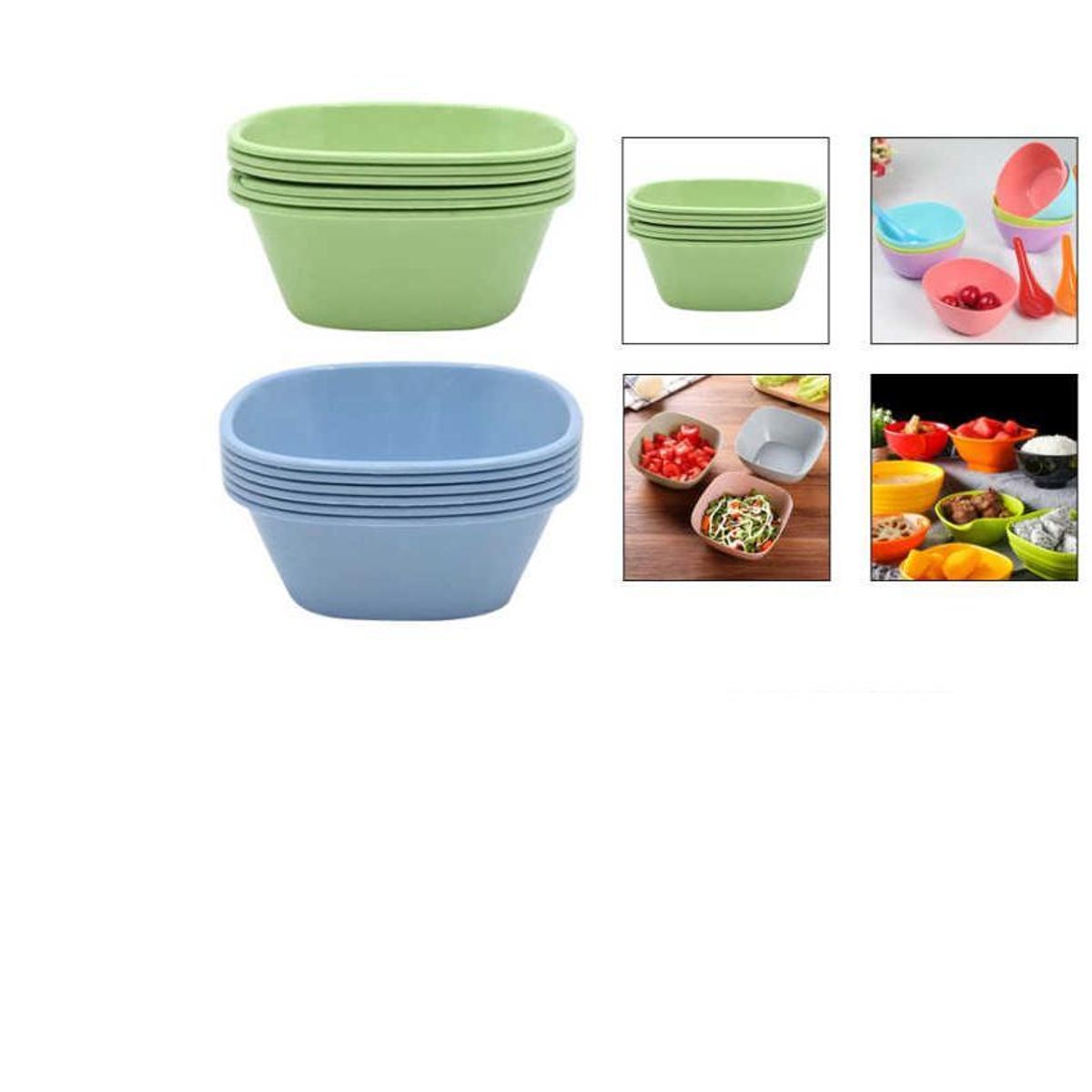GENERICO - Bowl de Plástico 6pcs