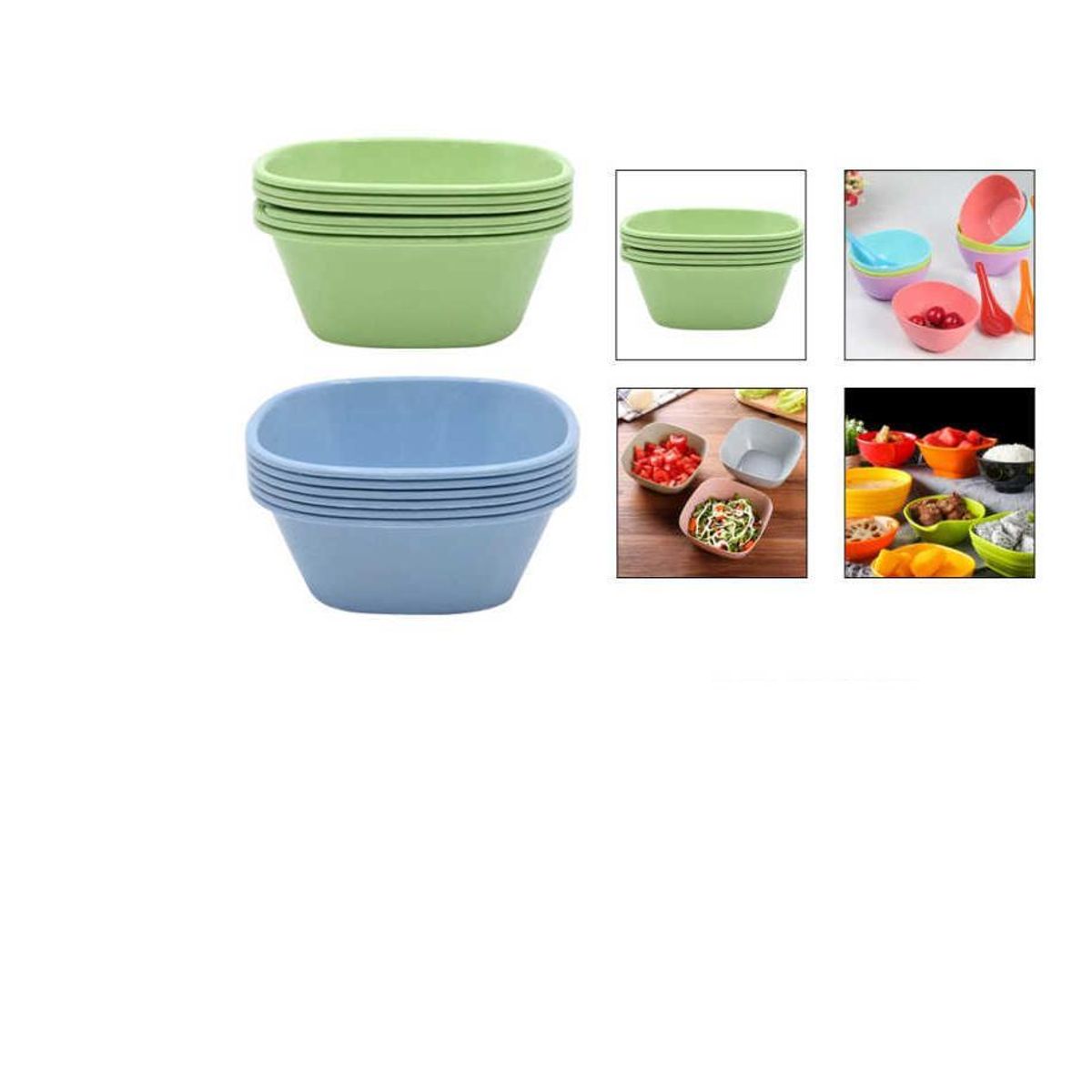 GENERICO - Bowl de Plástico 6pcs