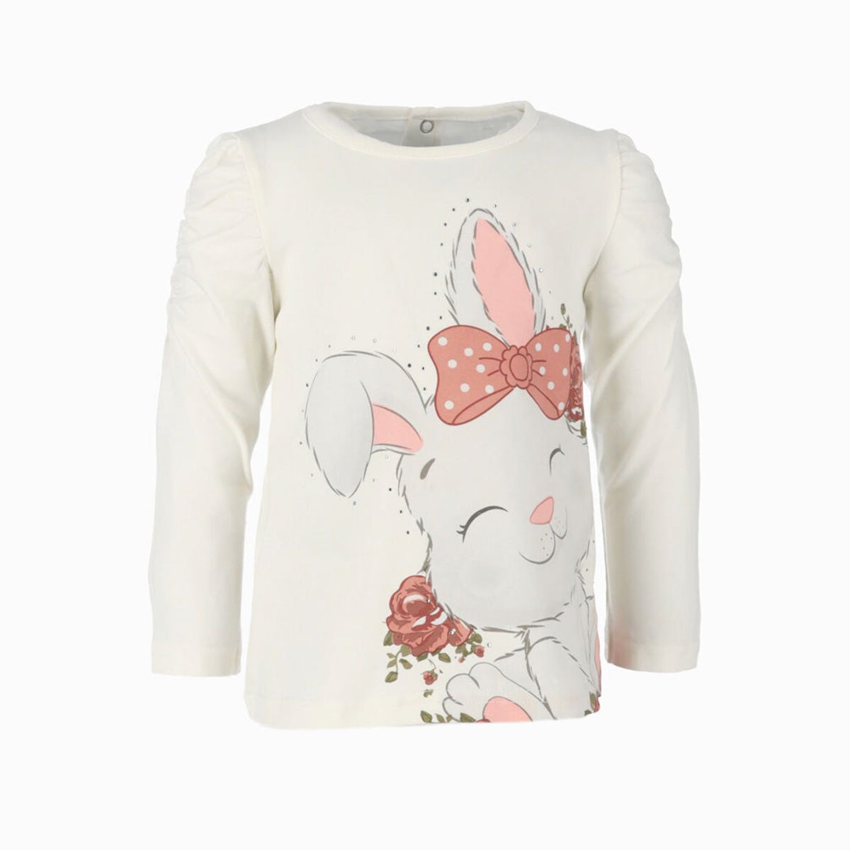 LIMONADA - Polera bebé con conejo blanco Limonada