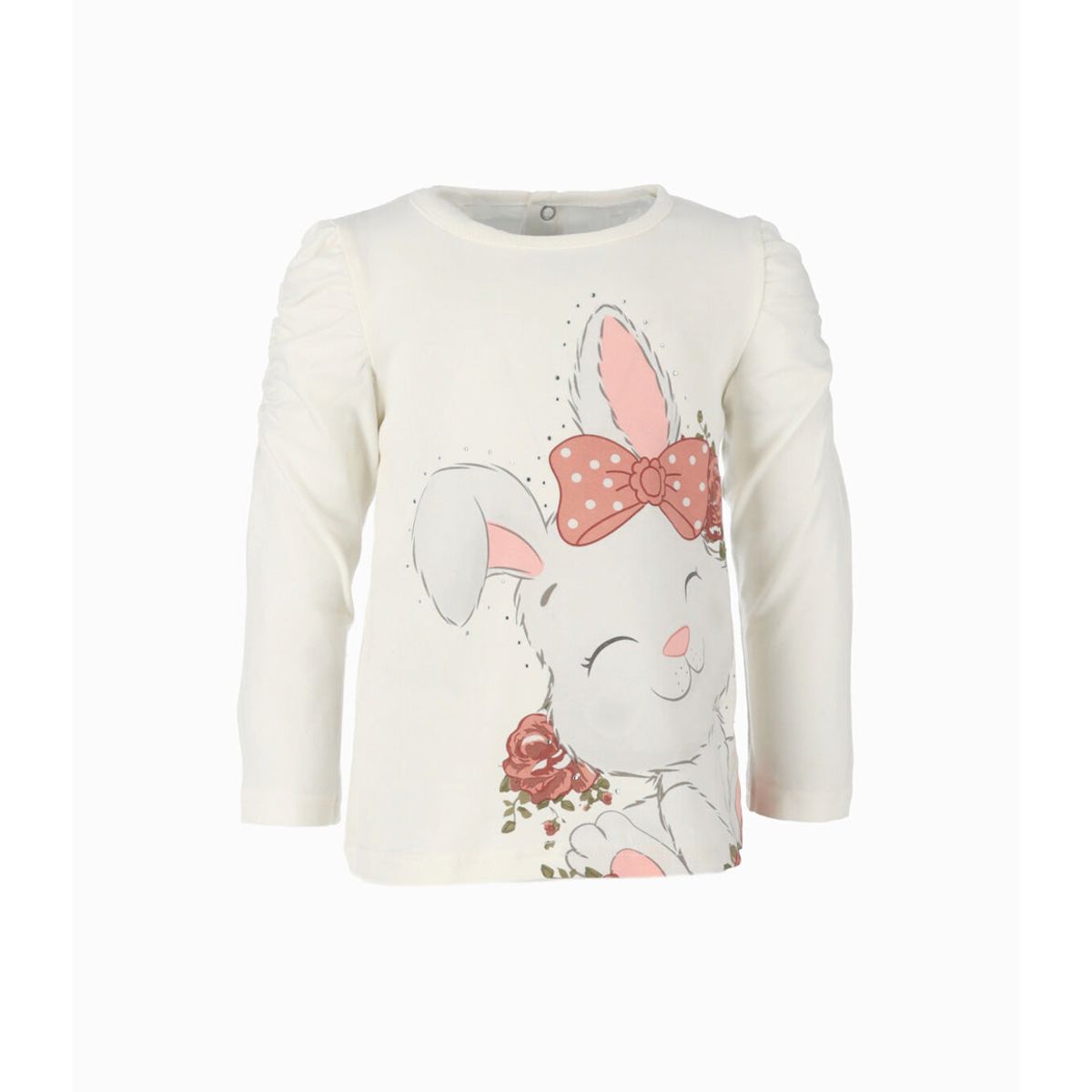 LIMONADA - Polera bebé con conejo blanco Limonada