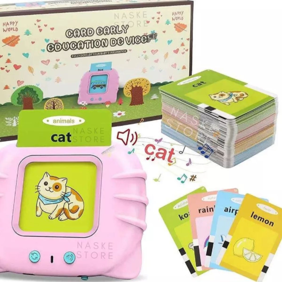 GENERICO - JUEGO LECTOR DE TARJETAS APRENDO INGLES