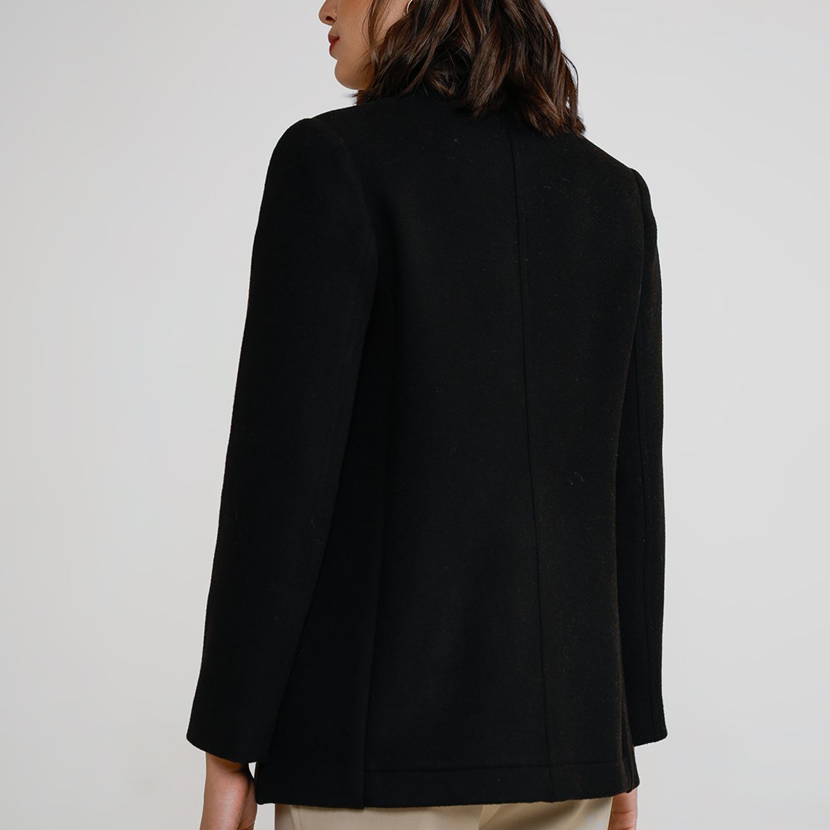 CANADIENNE - Blazer Mujer Lana Negro
