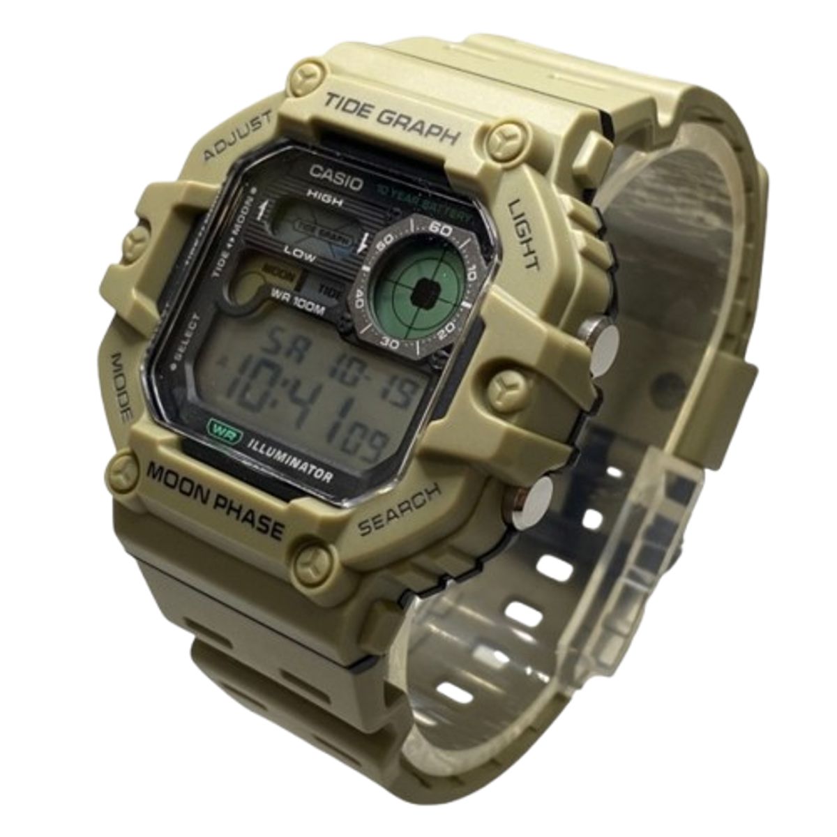 CASIO - reloj casio ws1700h-5av HOMBRE TIDE GRAPH MAREAS