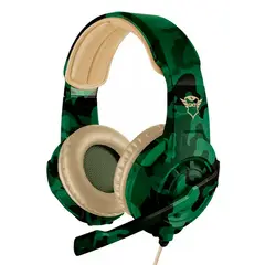TRUST - Audifono Gamer Con Microfono Radiu Jungle Camo GXT310C