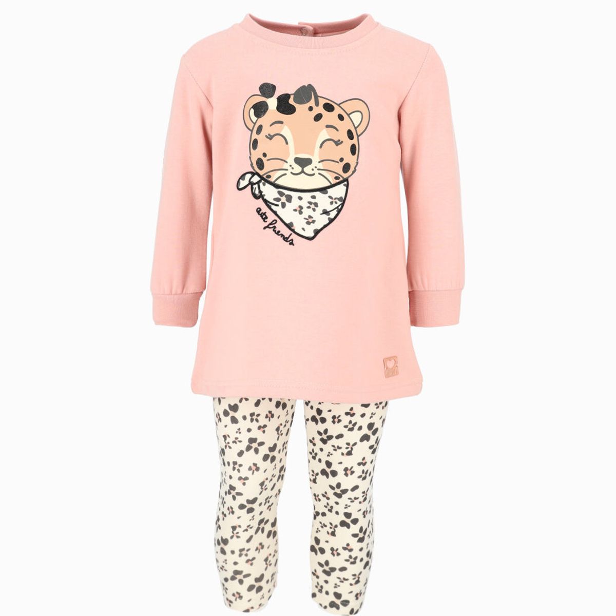 4KIDS - Conjunto bebés con flores rosado 4 Kids