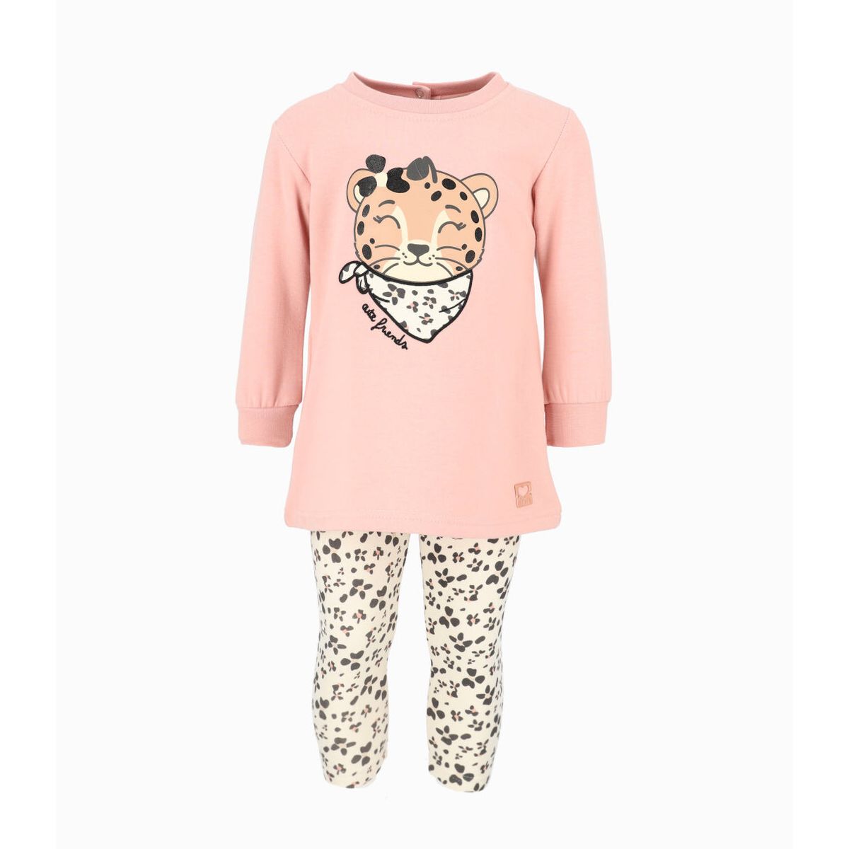 4KIDS - Conjunto bebés con flores rosado 4 Kids