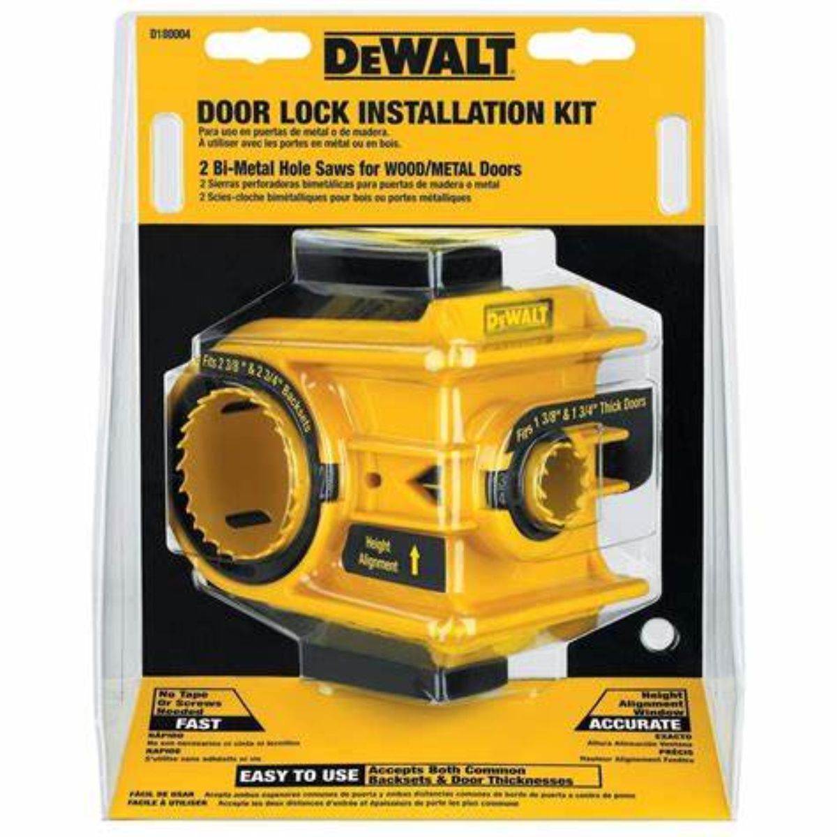 DEWALT - Kit De Instalación Cerradura Dewalt Bi-metal - E.o