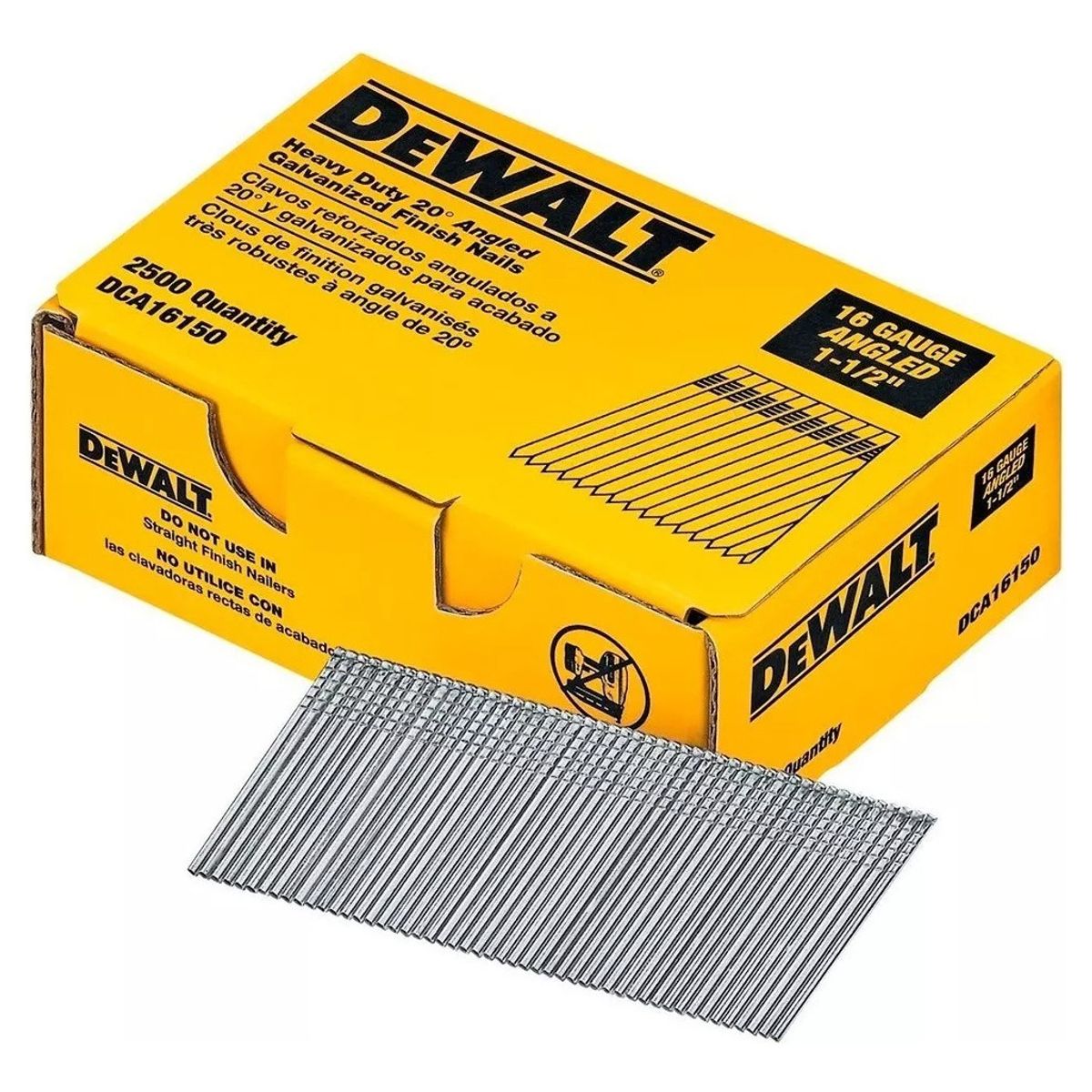 DEWALT - Clavos Reforzados 1-1/2 16ga Dewalt Dca16150.- E.o