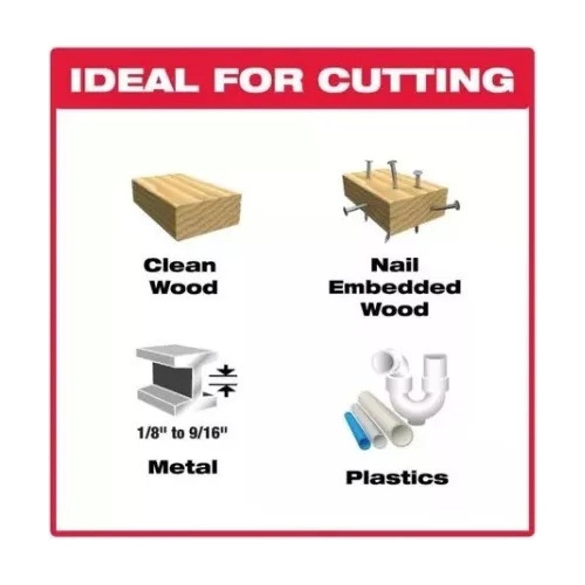 DIABLO - Hoja Sierra Sable Demolición Diablo 5 Un Ds0912bw- E.o