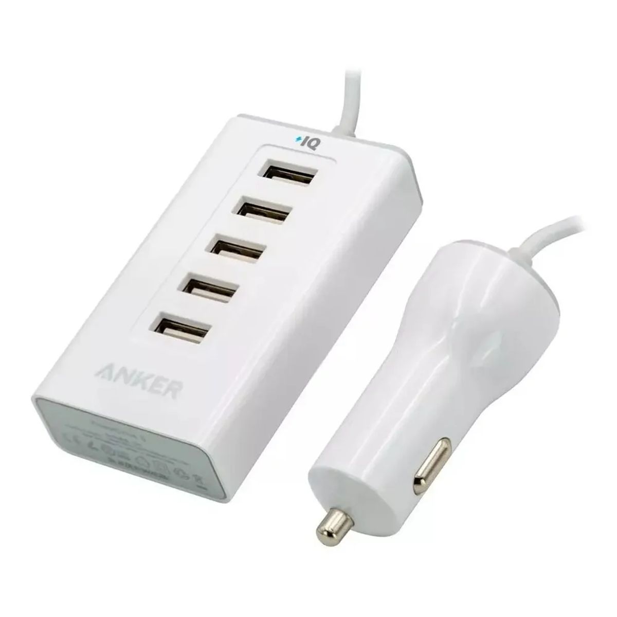 ANKER - CARGADOR AUTO 5 PUERTOS USB ANKER