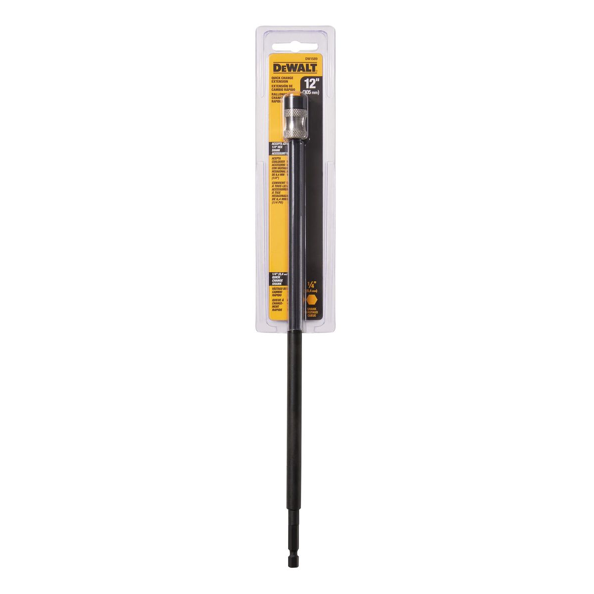 DEWALT - Extensión De Broca 12 Vástago 1/4 Dewalt Dw1589.- E.o