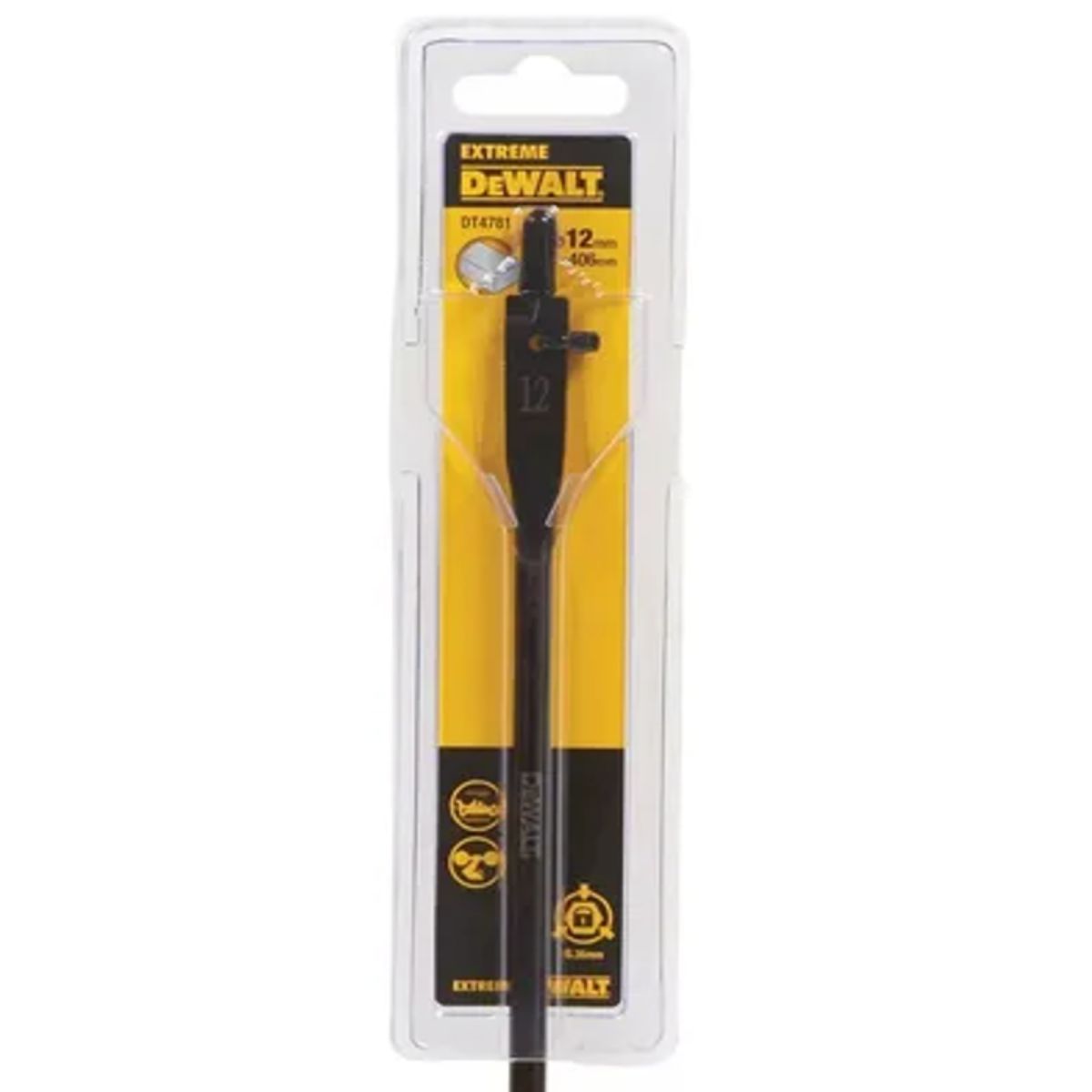 DEWALT - Broca Paleta Madera Plana 12x406mm Dewalt Dt4781-qz.- E.o