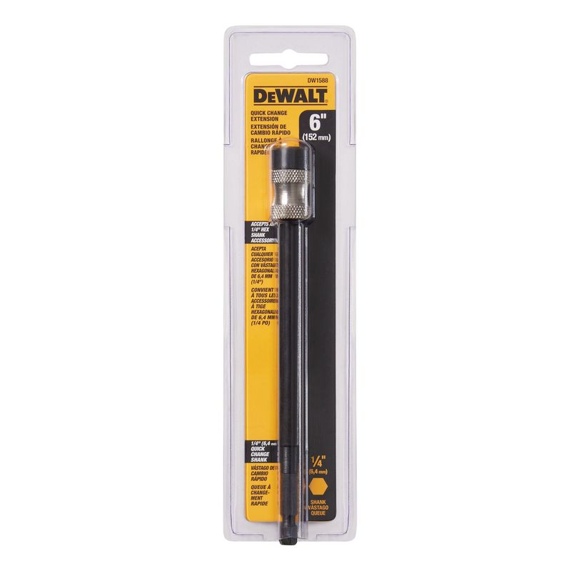 DEWALT - Extensión De Broca 6 Vástago 1/4 Dewalt Dw1588.- E.o