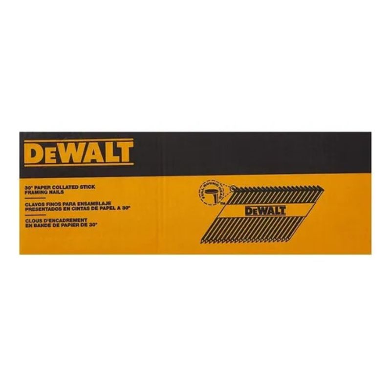 DEWALT - Clavos En Tiras 2500 Encuadre 3 Dewalt Dpt-10d120fh.- E.o