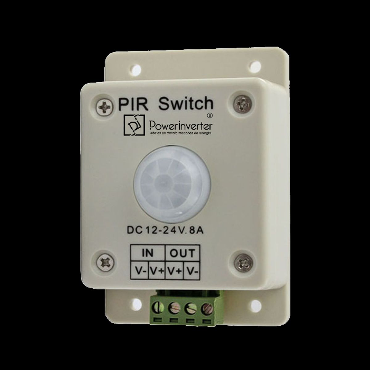 GENERICO - SENSOR DE MOVIMIENTO LED 12V24VDC 8A - ALTA CALIDAD