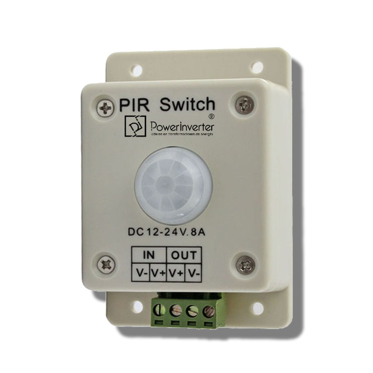 GENERICO - SENSOR DE MOVIMIENTO LED 12V24VDC 8A - ALTA CALIDAD