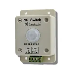 GENERICO - SENSOR DE MOVIMIENTO LED 12V24VDC 8A - ALTA CALIDAD