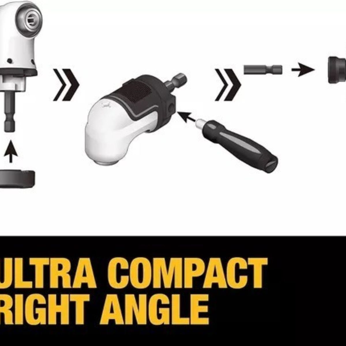 DEWALT - Adaptador Ángulo Recto Dewalt Sistema 4 En 1 E.o.