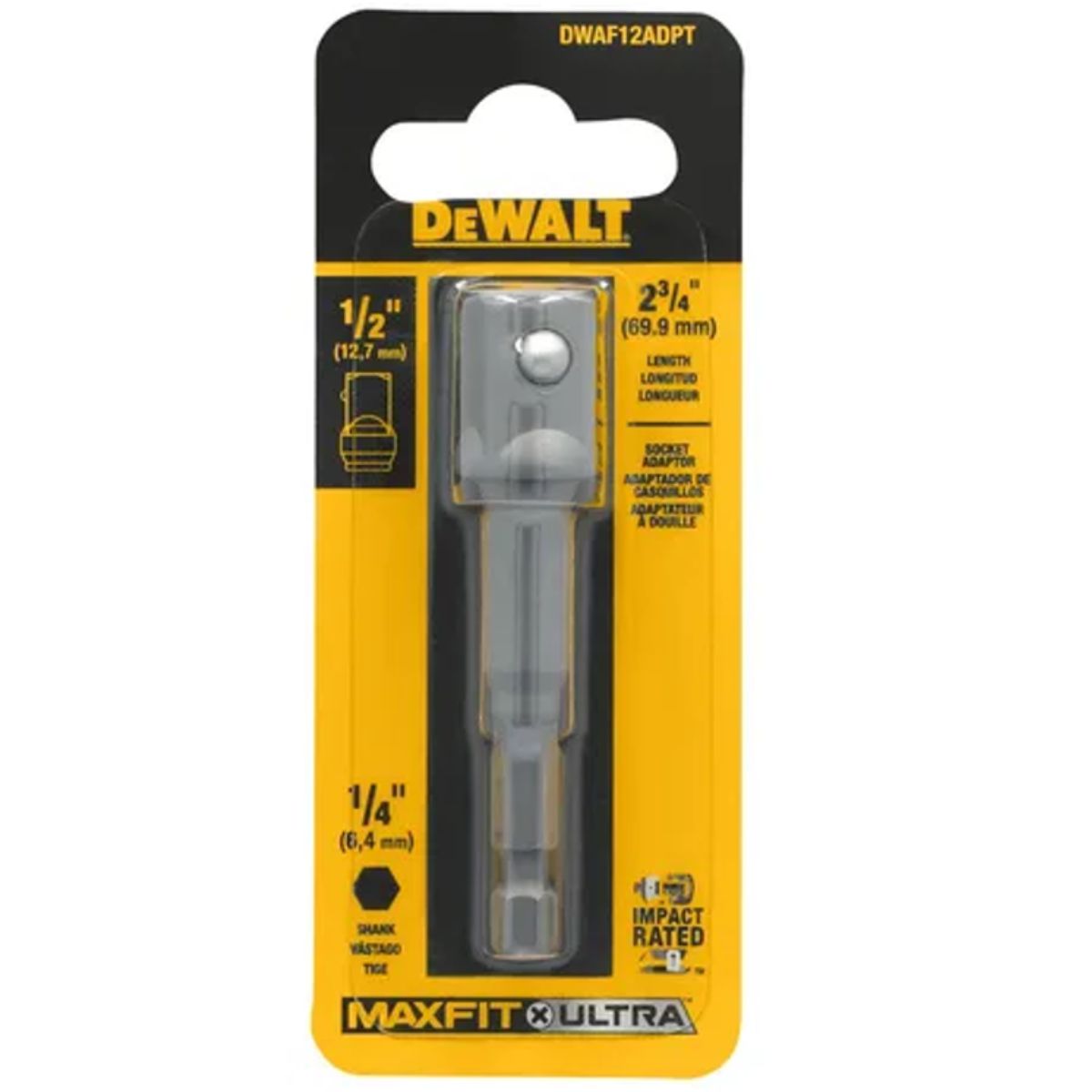 DEWALT - Adaptador De Impacto De 12 Dewalt Dwaf12adpt - Eo