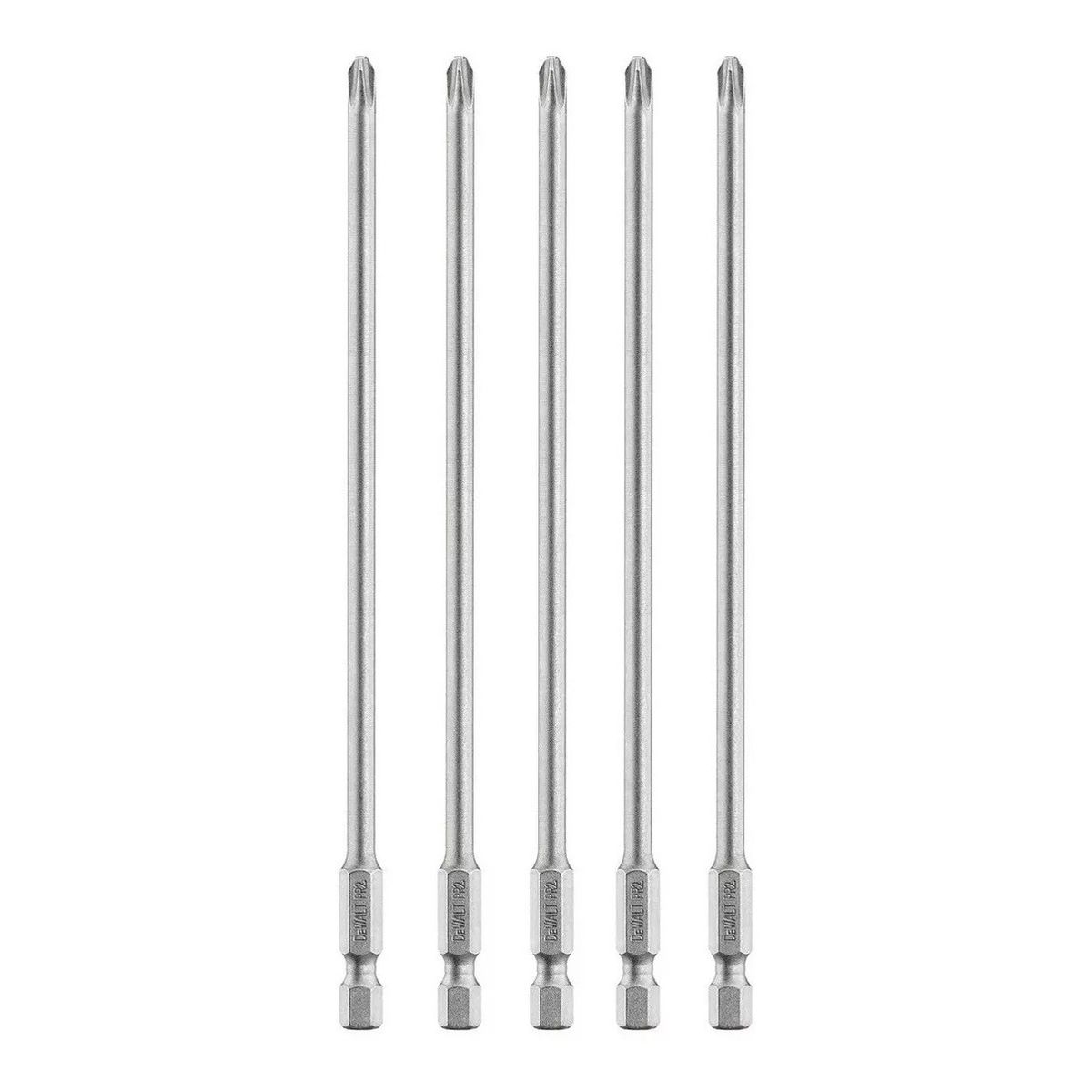 DEWALT - Set 5 Puntas Phillips 6'' Ph2 - 5 Dewalt Dwa6phc2-5 E.o.