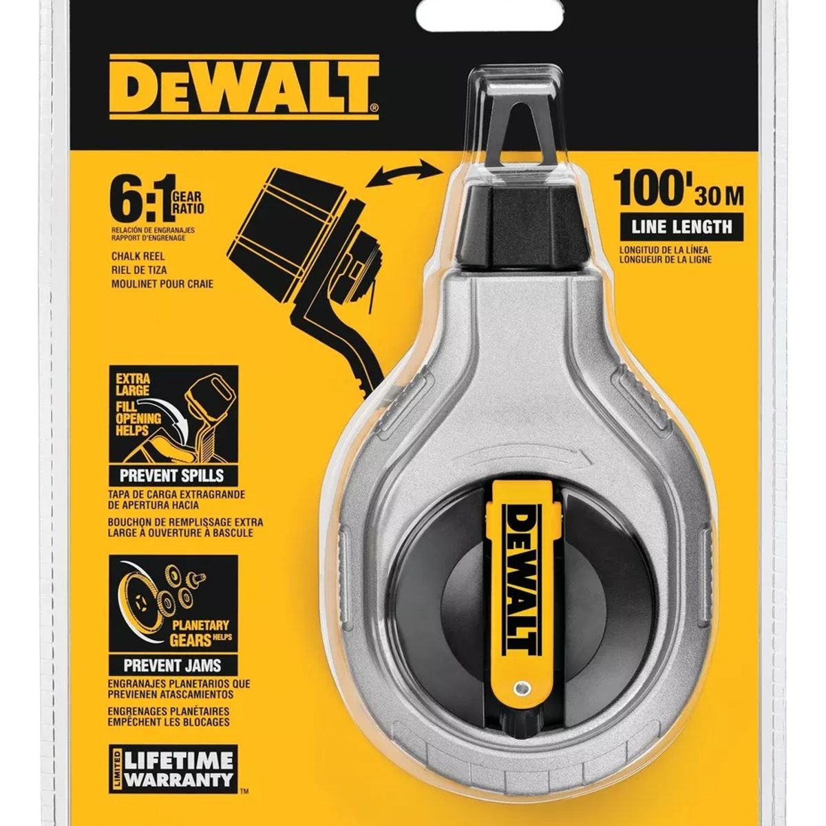 DEWALT - Tizador 30 Mts 6:1 Sin Tiza Dewalt Dwht47399 - E.o.