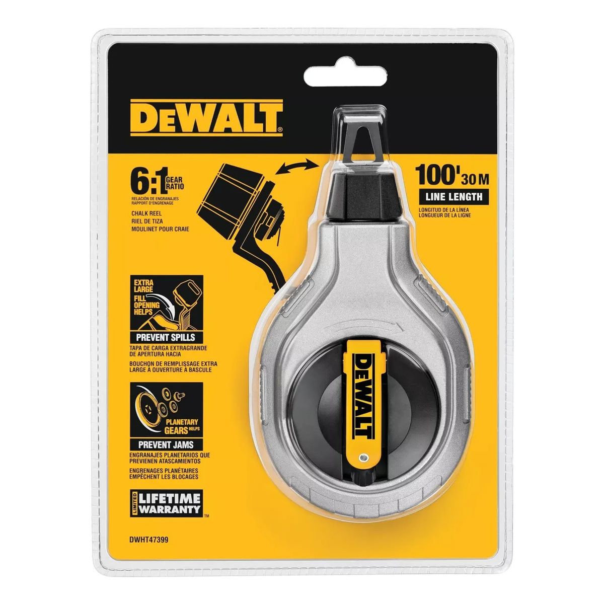 DEWALT - Tizador 30 Mts 6:1 Sin Tiza Dewalt Dwht47399 - E.o.