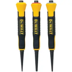 DEWALT - Set De Punzones Para Clavos 3 Pc Dwht58018.- E.o