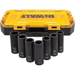 DEWALT - Set Dados De Impacto 1/2 Pulgada (7pc) Dwmt74737.-e.o