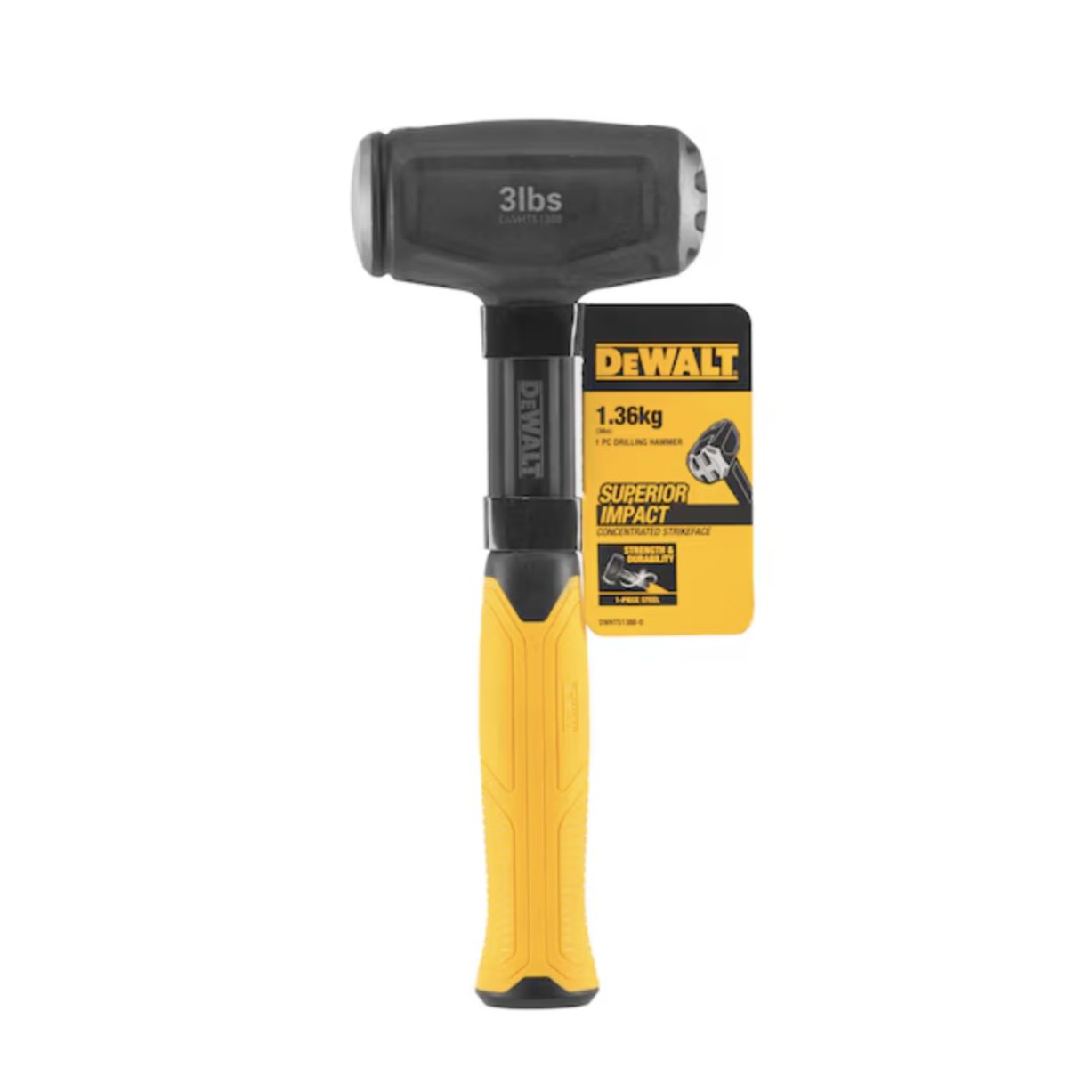 DEWALT - Combo Martillo Mazo De Acero 3lbs Dewalt Dwht51388.- E.o