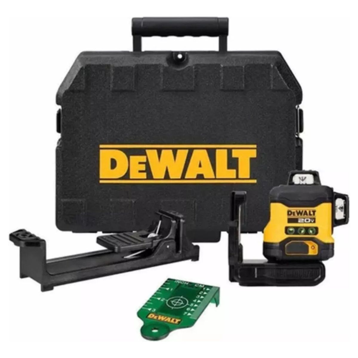 DEWALT - Nivel Láser Verde 12/20v 3 Líneas Cruzadas 360° Dewalt.- E.o
