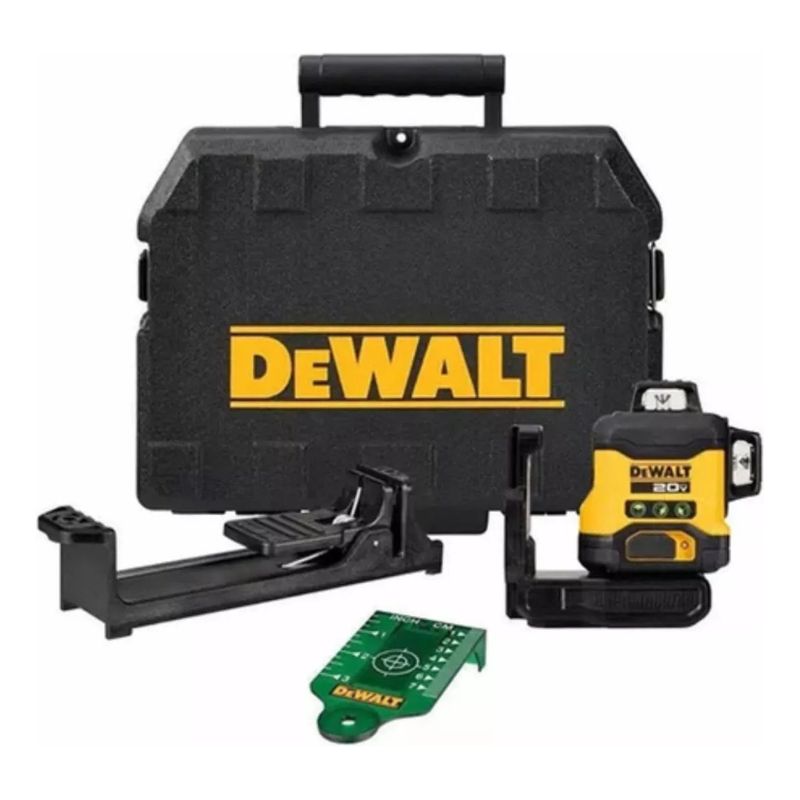 DEWALT - Nivel Láser Verde 12/20v 3 Líneas Cruzadas 360° Dewalt.- E.o