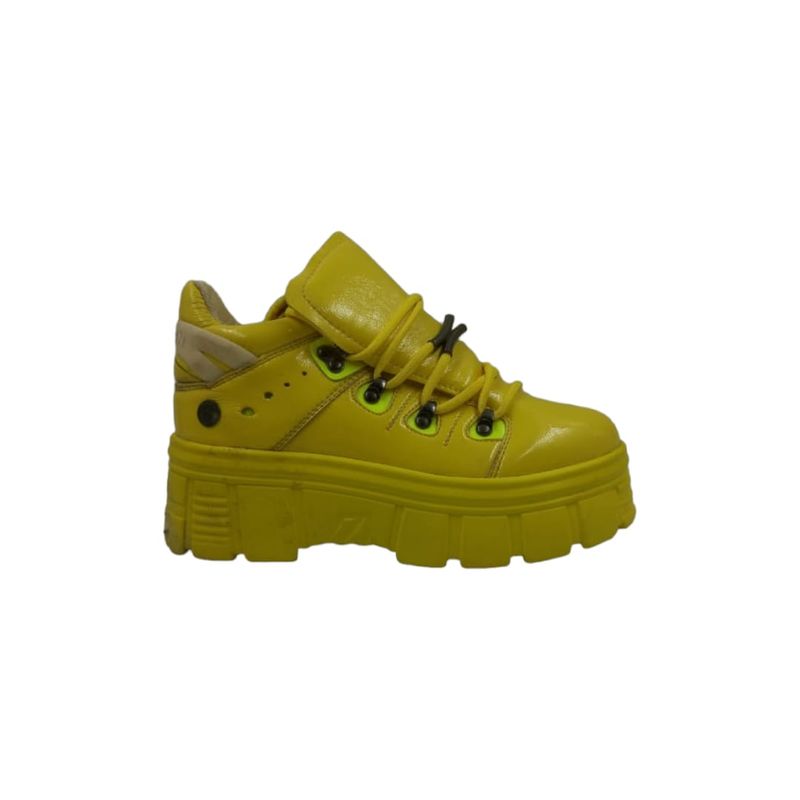 HERIEL - Zapatilla Amarilla Plataforma Mujer