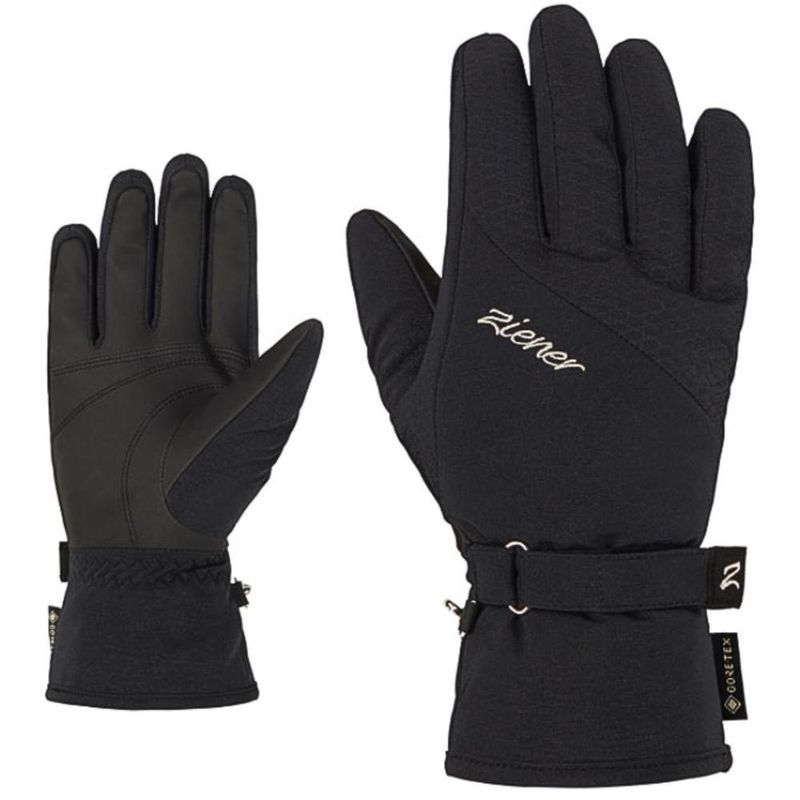 ZIENER - Ziener Guante Klaire GTX + GORE Plus Warm Lady Black - Negro