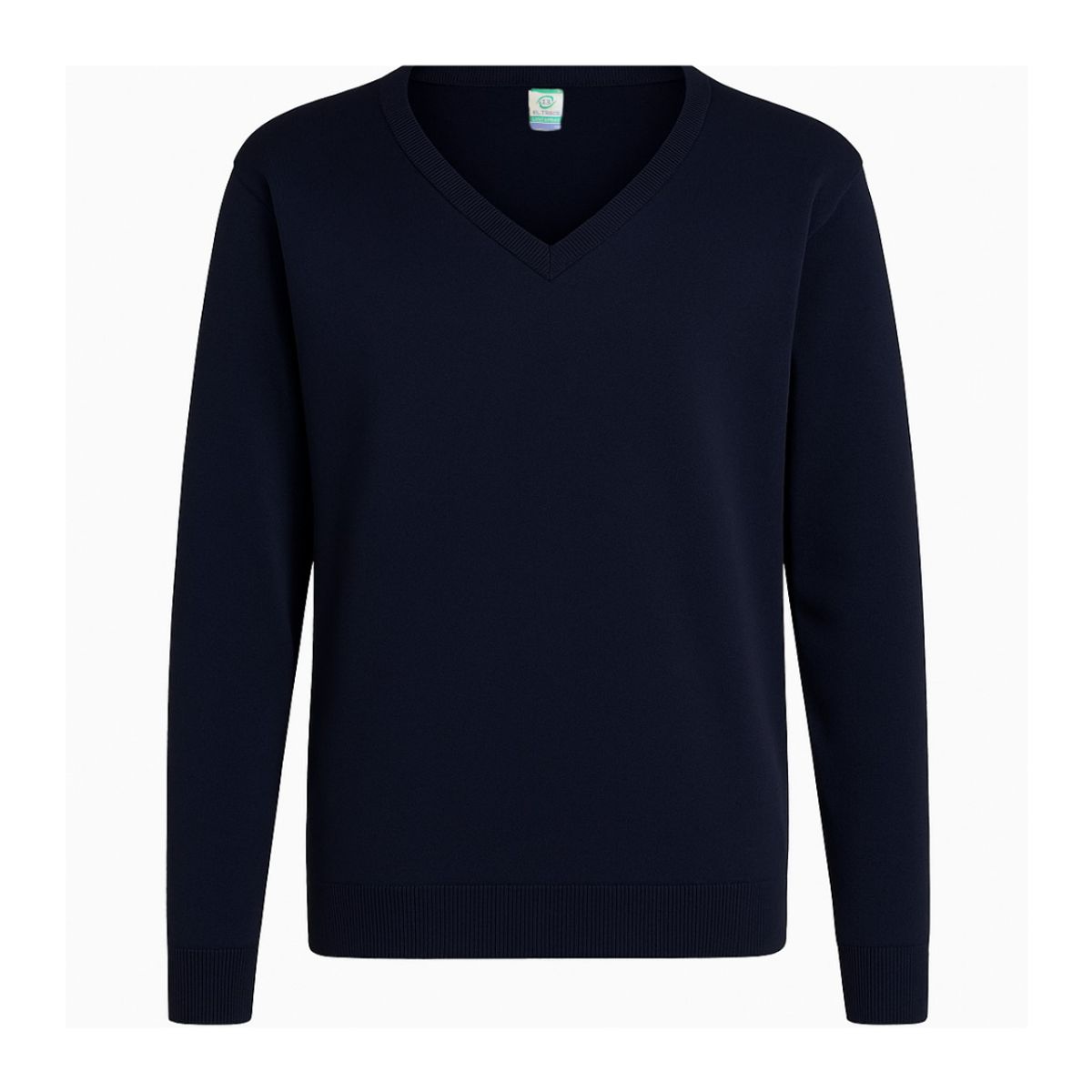 EL TRECE - Sweater Cuello V Niño Azul Marino - Tallas 4 a 3XL