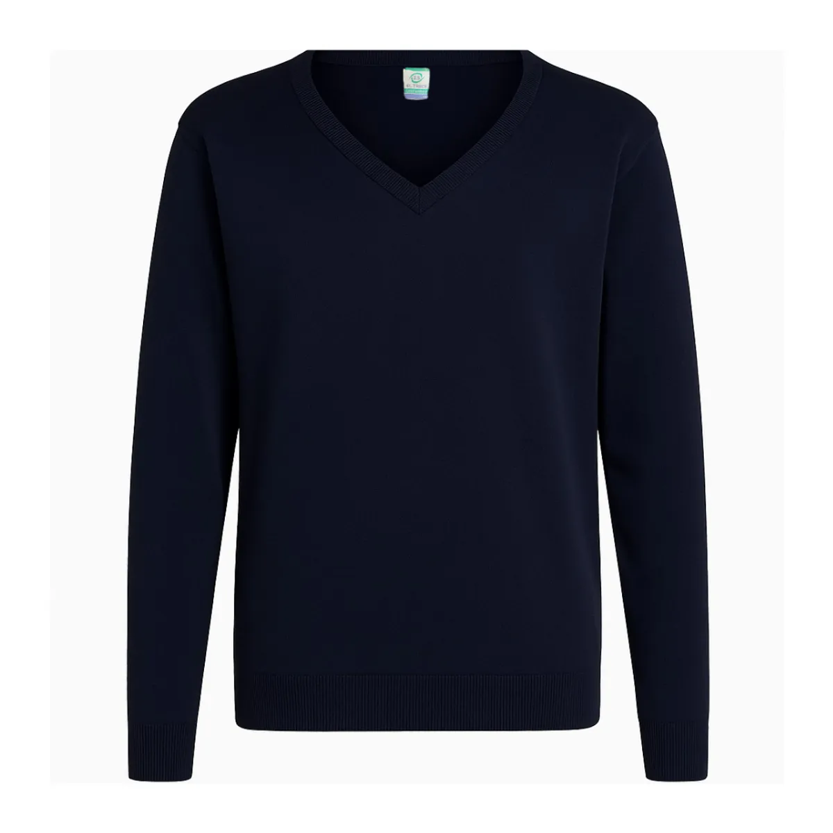 EL TRECE - Sweater Cuello V Niño Azul Marino - Tallas 4 a 3XL