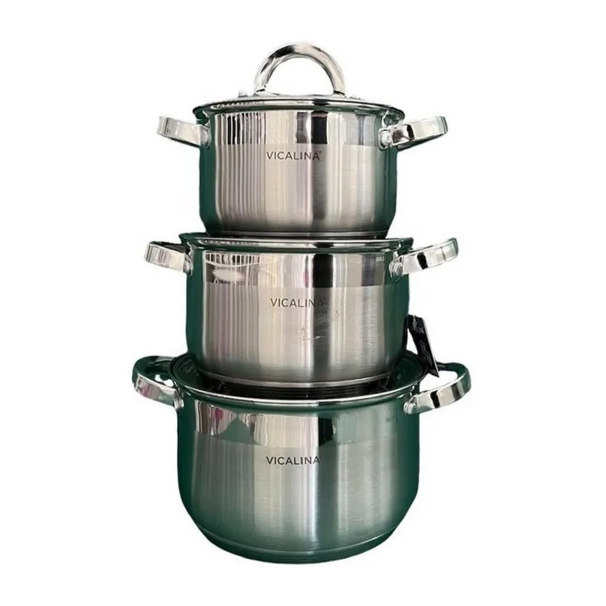 GENERICO - JUEGO DE OLLAS SET 6 PIEZAS VICALINA