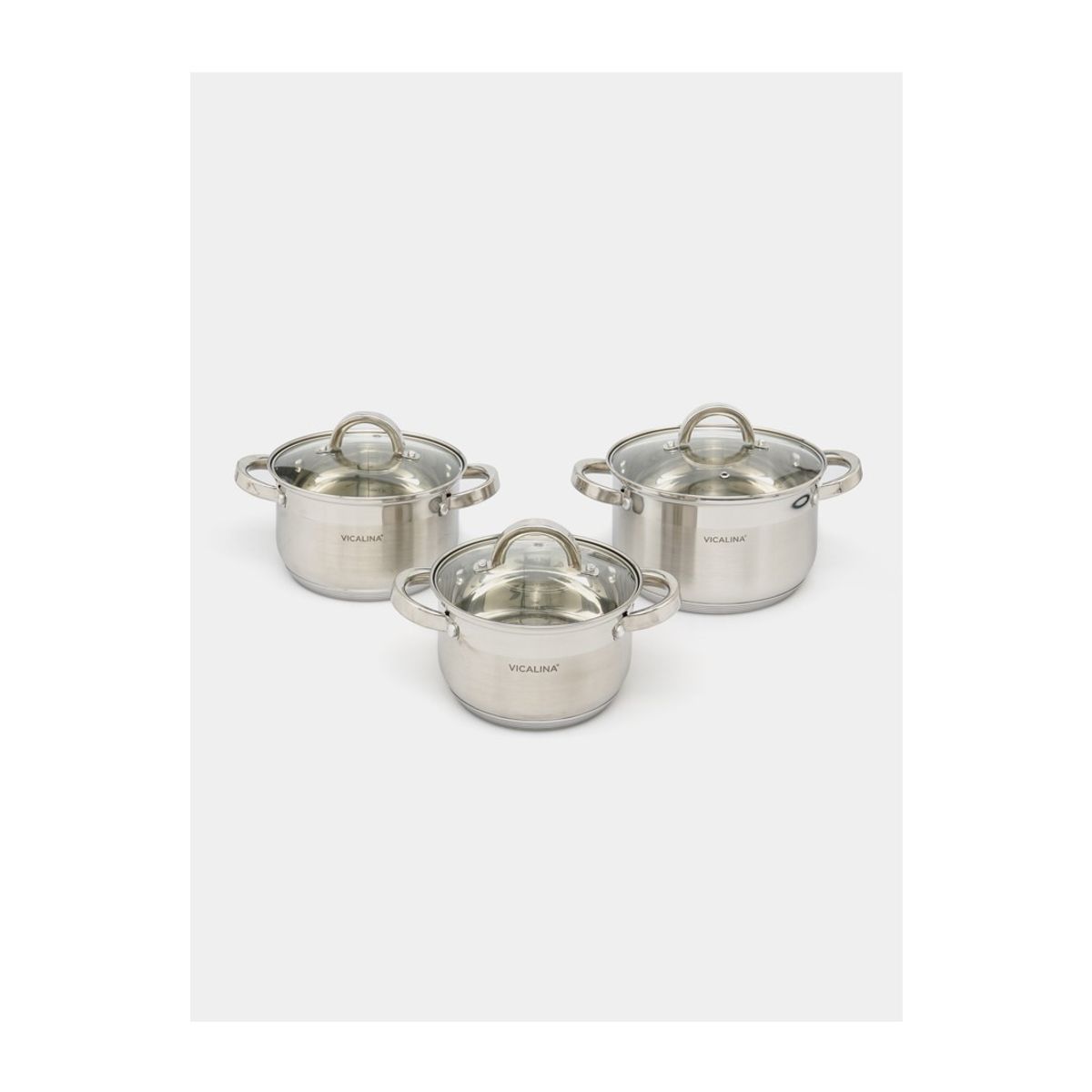 GENERICO - JUEGO DE OLLAS SET 6 PIEZAS VICALINA