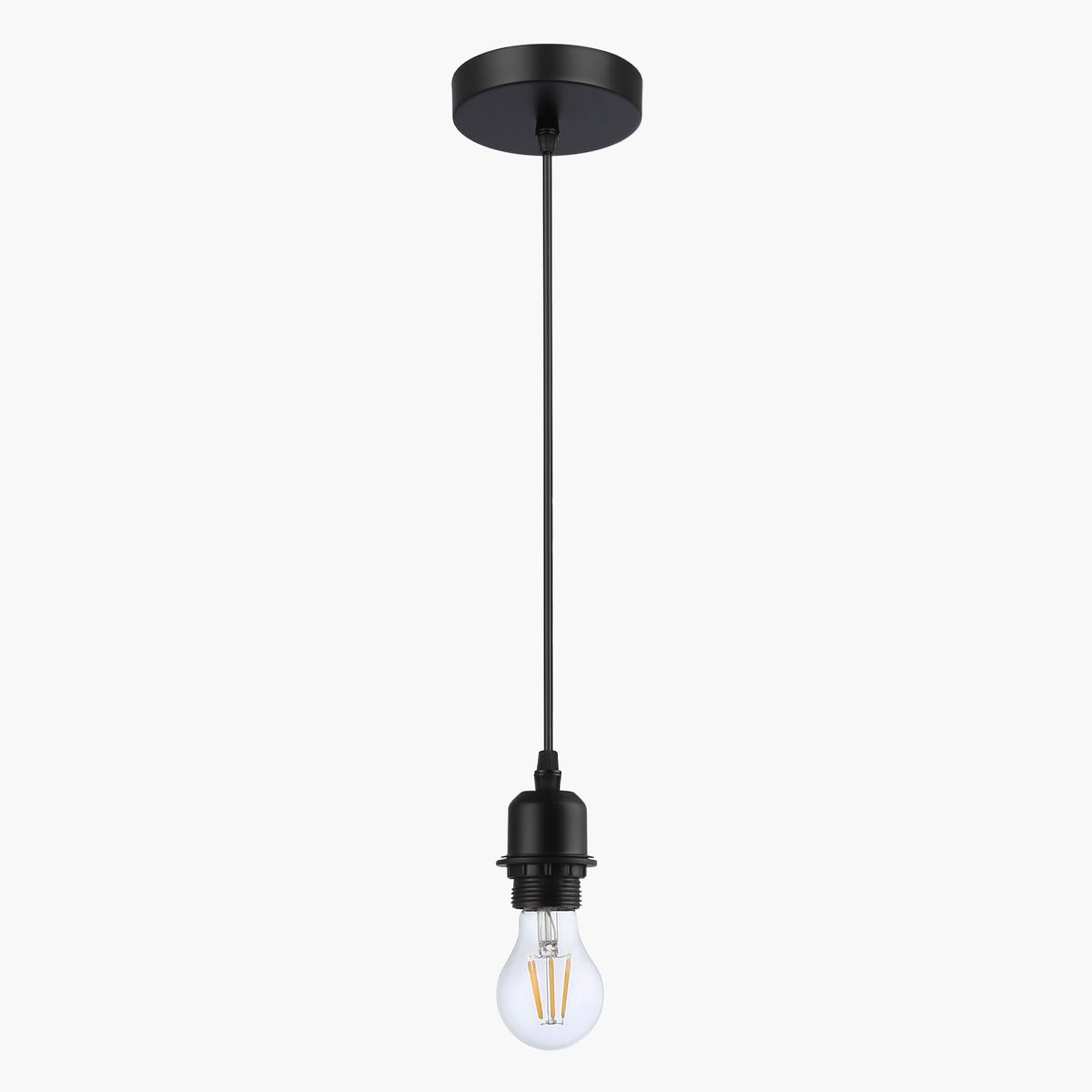 FORM DESIGN - Lámpara de Colgar Soquete Negro