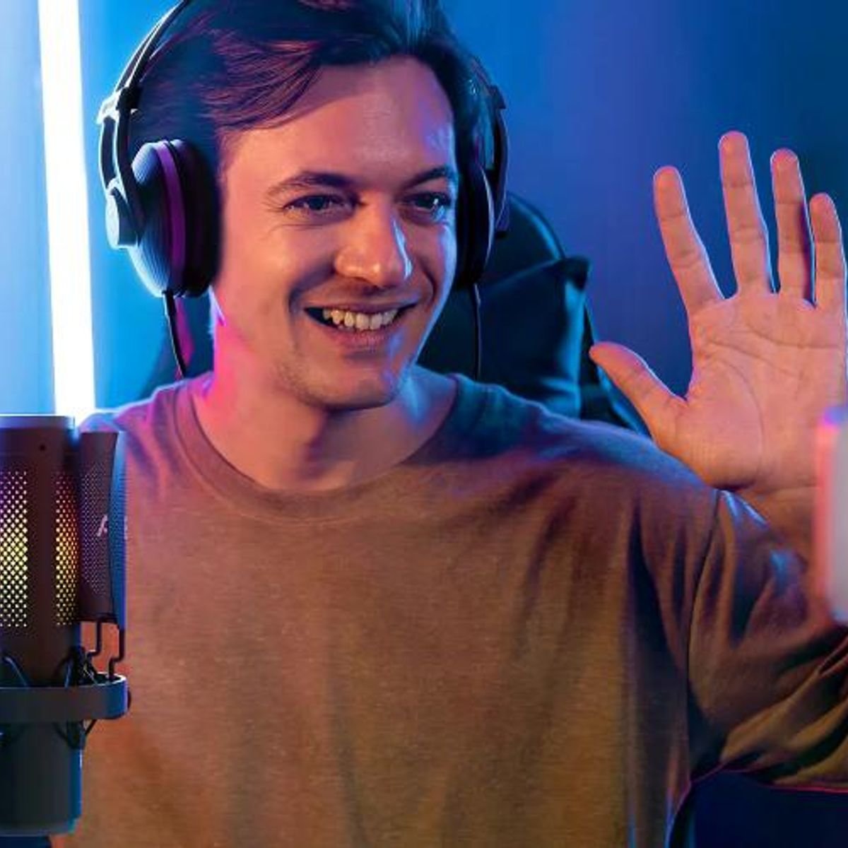 BOYA - Boya K3-Mic Micrófono USB Condensador Vibrant Lighting