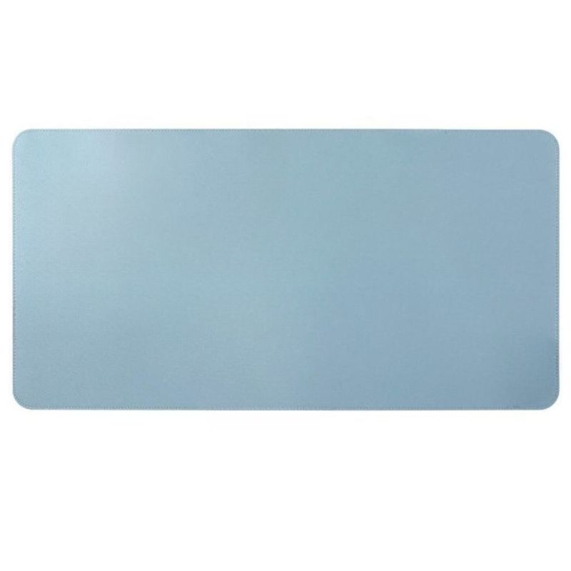 GENERICO - Mouse Pad CELESTE  Alfombrilla Escritorio Cuero Antideslizante 80x40